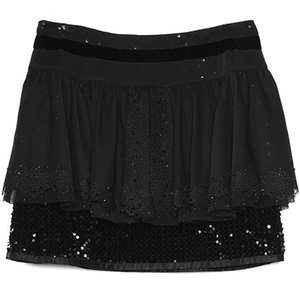 纳帕佳春秋款女士蕾丝花边亮片蓬蓬裙专柜正品