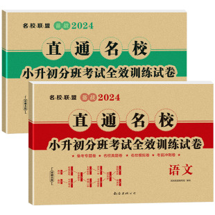 小升初真题卷2025语文数学英语直通名校名卷小学毕业升学总复习全真模拟试卷古诗词精学活用小考总复习招生衔接重点中学分班考试