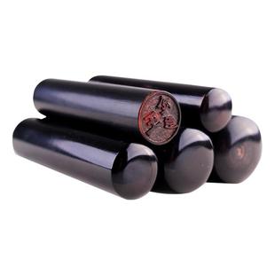 刻章定刻日本留学印章制作黑牛角圆书法姓名藏书个性签名字篆刻