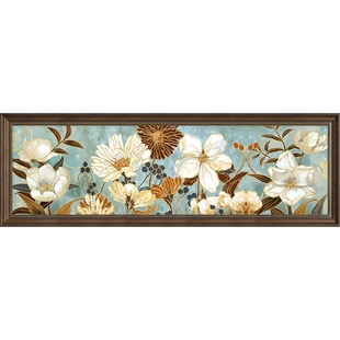 床头装饰画卧室挂画美式夫妻主卧房间高级感壁画手绘油画欧式墙面