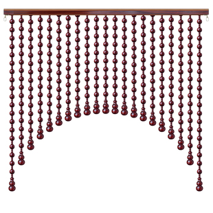 全桃木葫芦门帘珠帘过道隔断帘子玄关化解风水帘卫生间大门免打孔