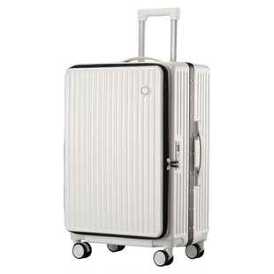 耐用型行李箱双层拉链拉杆箱旅行结实大容量可充电侧开密码小皮箱