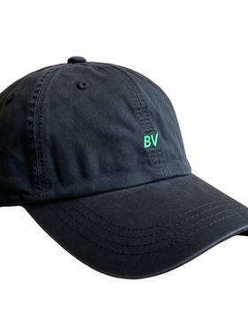 韩版字母BV刺绣棒球帽显脸小