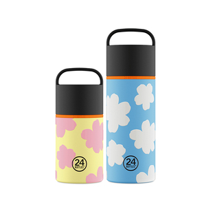 24bottles意大利品牌高颜值创意不锈钢保温杯手提水壶旅行便携
