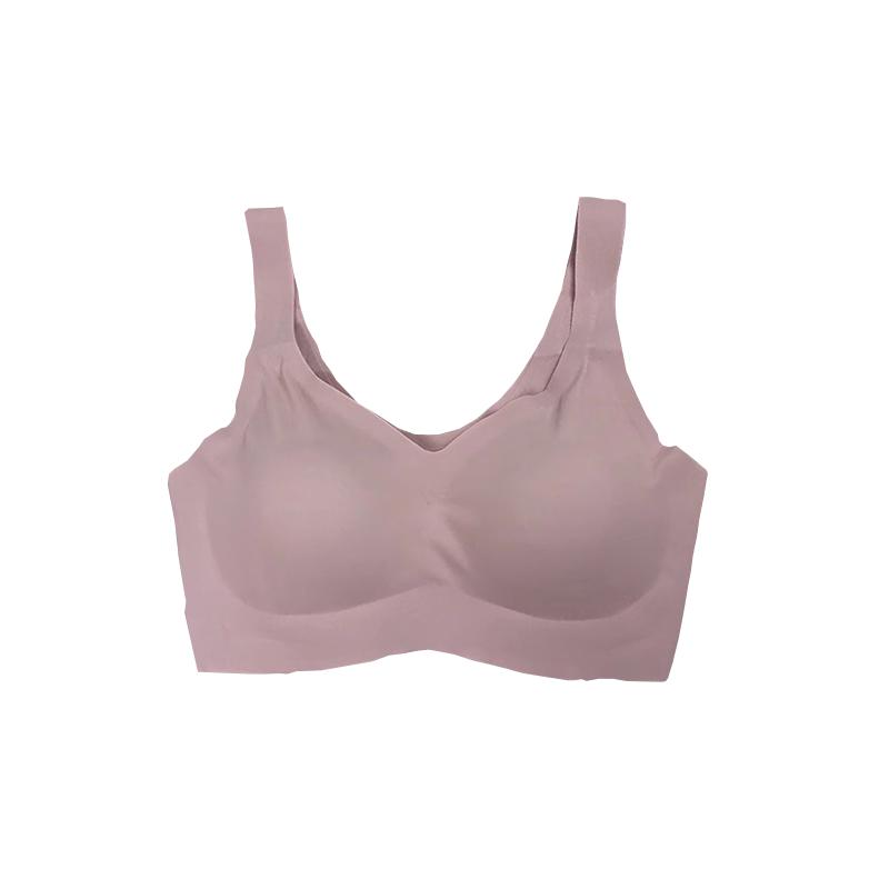 6098日系无痕内衣女睡眠背心运动