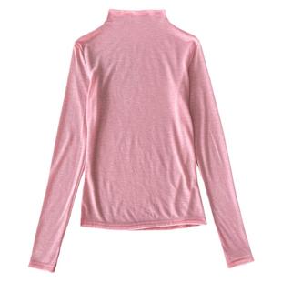 超薄针织衫女上衣半高领天丝打底衫女春秋微透肌底衣内搭洋气小衫