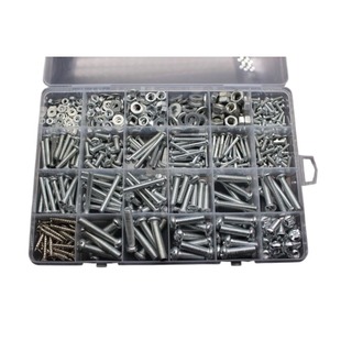 螺丝螺母套装大全家装五金配件混合小号盒套混装各种垫组装标准件