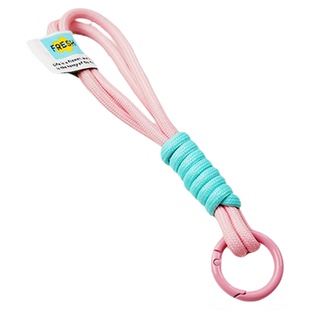 ins钥匙扣彩色DIY绳子钥匙扣编制绳标签挂件U盘挂绳汽车钥匙扣