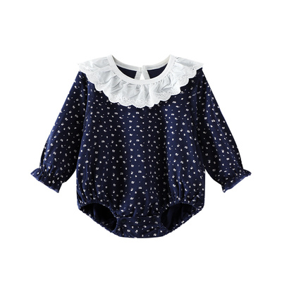 婴儿包屁衣莫代尔棉春秋款