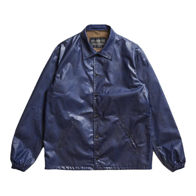 Addict Waxed Jacket 日产蜡棉布美式复古教练夹克纯色外套防风男