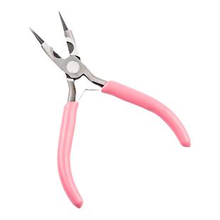 迷你尖嘴钳子5寸尖咀手工diy首饰品工具剪钳多功能头扁口钳平嘴钳