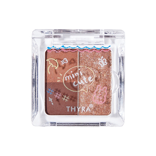 Thyra/昙雅梦幻渐变系列拼色眼影土豆泥质地膏转粉小萌新2024新款