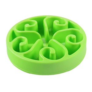 狗碗狗狗慢食碗宠物防噎食盆博美金毛狗狗饭碗中大型犬用品