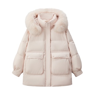 特大码羽绒服女短款200斤2025冬新款胖mm240加肥加大韩版孕妇外套