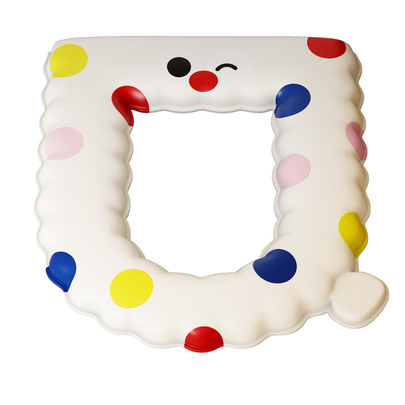 多巴胺防水马桶坐垫四季通用卫生间厕所马桶垫提手粘贴坐便套免洗