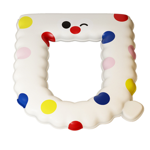 多巴胺防水马桶坐垫四季通用卫生间厕所马桶垫提手粘贴坐便套免洗