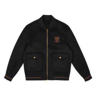 【羊毛呢】RaidyBoer/雷迪波尔2025秋冬男棒球领刺绣夹克外套3013