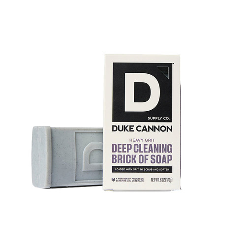 Duke Cannon-硬汉Heavy Grit火山砂重度清洁油污磨砂去角质沐浴皂