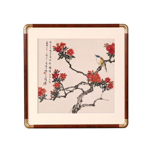 正方形画框空框相框装裱十字绣裱框圆角裱画框国画刺绣框架五台山