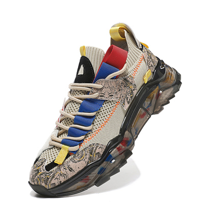 高级感鞋子男鞋网面老爹鞋夏季