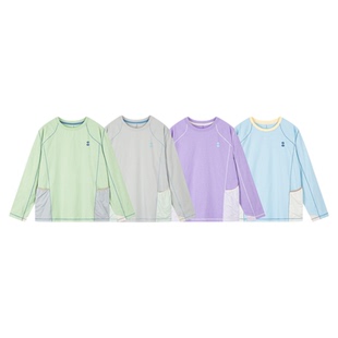 SUNNYWHITEGreen喜光童装儿童长袖T恤春季女男童上衣休闲舒适