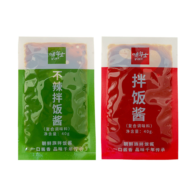 味斗士韩式石锅拌饭酱商用米春村同款不辣小包装韩国风味拌饭酱