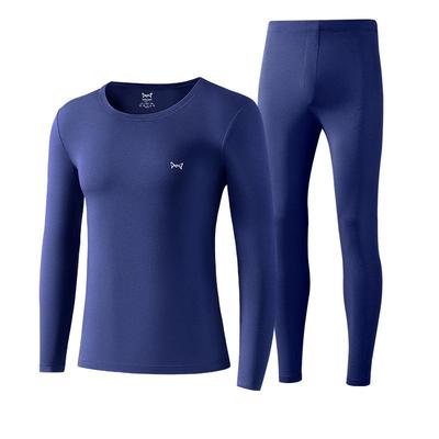 猫人秋衣套装男款莫代尔棉薄款