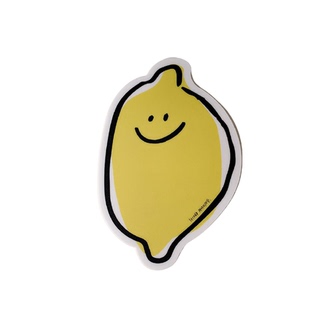 韩国secondmorning可爱卡通创意防滑鼠标垫柠檬苹果ins风超轻便携