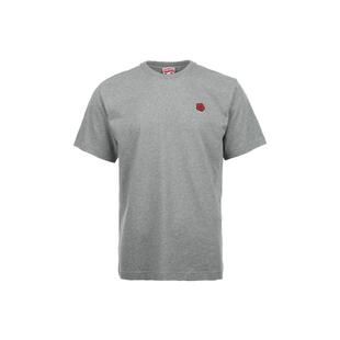 【自营】KENZO新品纯色男士海棠花徽标宽松休闲百搭圆领短袖T恤