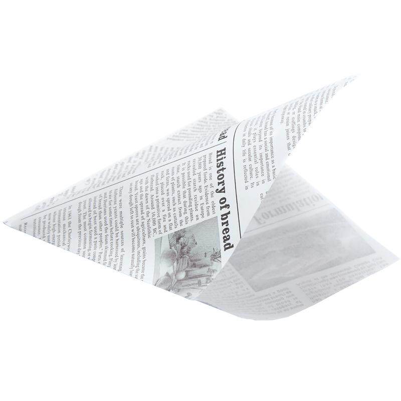 条纹红格食品防油纸袋三角袋三明治甜甜圈面包手抓饼牛皮纸随手包