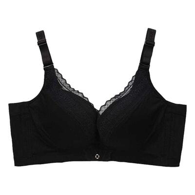 舒适中厚调整蕾丝花边内衣聚拢