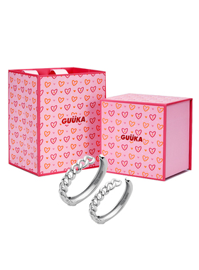 Guuka925纯银情侣浪漫开口