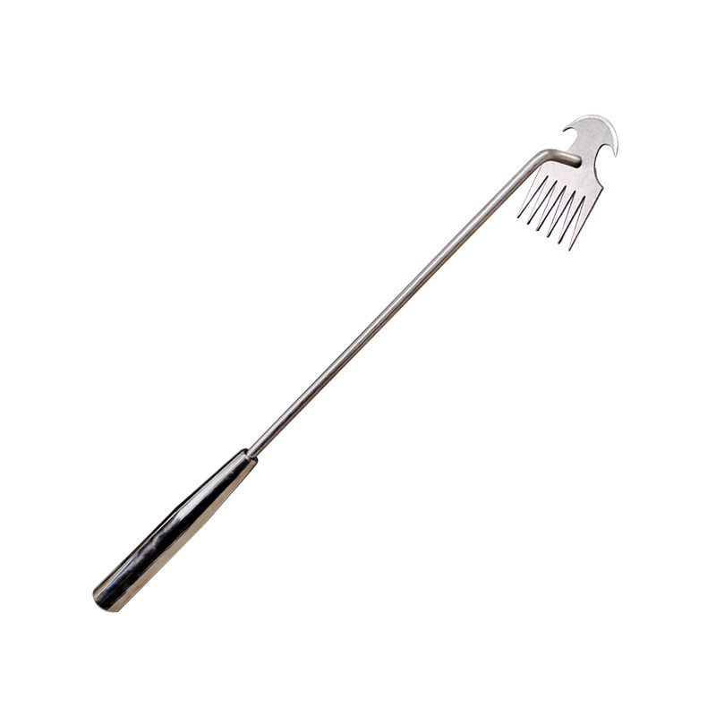 除草神器拔草器连根多功能不锈钢铲草耙子松土挖野菜锄草专用工具