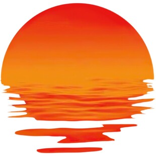 创意罪恶都市落日余晖夕阳三角窗车身汽车贴纸椰子树防水反光车贴