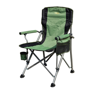 营乐户外钓鱼椅便携式靠背扶手折叠椅露营野餐沙滩休闲椅办公椅子