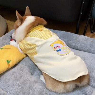 可牵引狗狗衣服秋冬天中型犬柯基法斗雪纳瑞柴犬腊肠可爱冬装卫衣