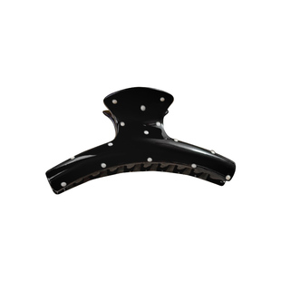 韩版波点抓夹女高级感2025新款后脑勺鲨鱼夹发夹头饰高端发卡发饰