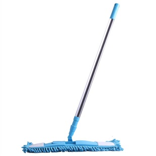 家用平板拖把 布套棉线木地板拖把珊瑚绒旋转拖把 伸缩可拆卸拖地