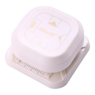 可得优四合一打孔器多功能压花器手账裁切压花机器单孔小孔打孔纸张装订标签吊牌diy手工工具椭圆孔裁切9177