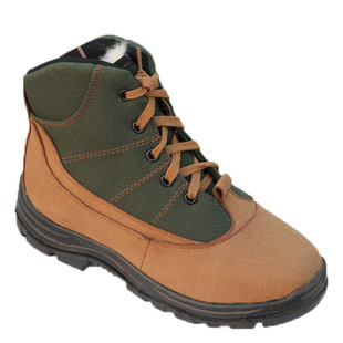 冬季加绒加厚羊皮毛一体防寒靴男户外保暖大头棉鞋雪地靴防寒鞋