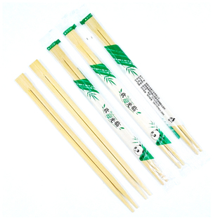 一次性双生筷子23cm饭店专用便宜连体筷商用外卖餐厅筷高档2000双