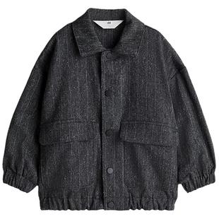 HM冬季童装儿童男童飞行员夹克梭织外套1250822