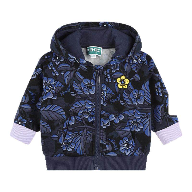 【早秋甄选】 KENZO KIDS童装婴幼儿休闲连帽印花外套K60466