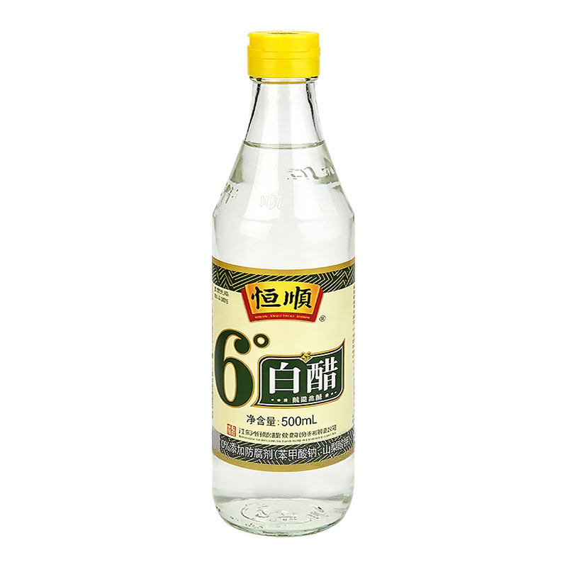 恒顺白醋500mLx12瓶6度酿造食