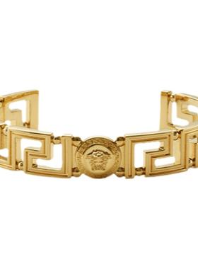 【送礼】VERSACE/范思哲 男士Medusa Greca袖口手镯