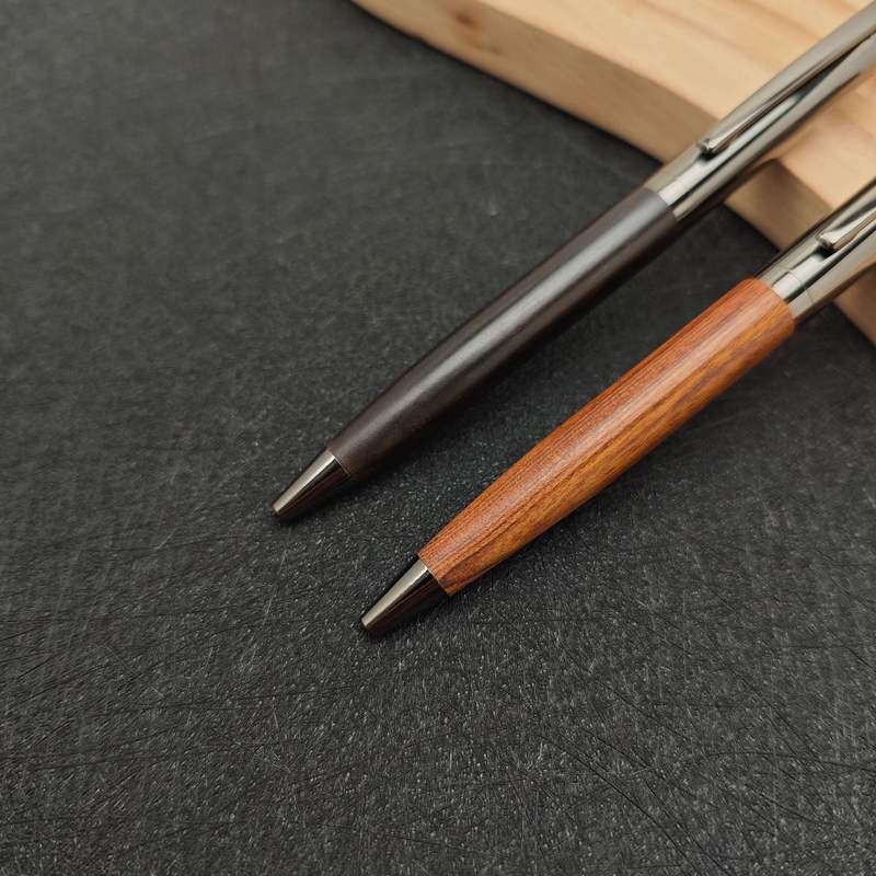 高档实木黄铜金属宝珠笔木头礼盒笔中性礼品酸枝木定制签字笔套装