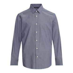 【免烫】SCOFIELD男士24年春季新款棉质简约百搭舒适商务长袖衬衫