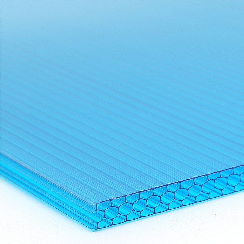pc阳光板大棚透明采光板蜂窝中空型采光瓦PC阳光板批发