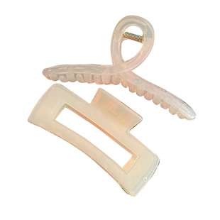 2025新款高端大号毛绒美拉德抓夹高级感女后脑勺盘发发夹子鲨鱼夹