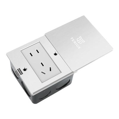teriux86滑盖式防水地面插座